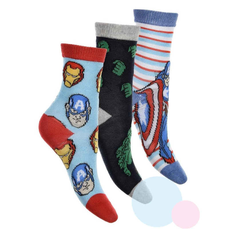 Ponožky Avengers 3ks