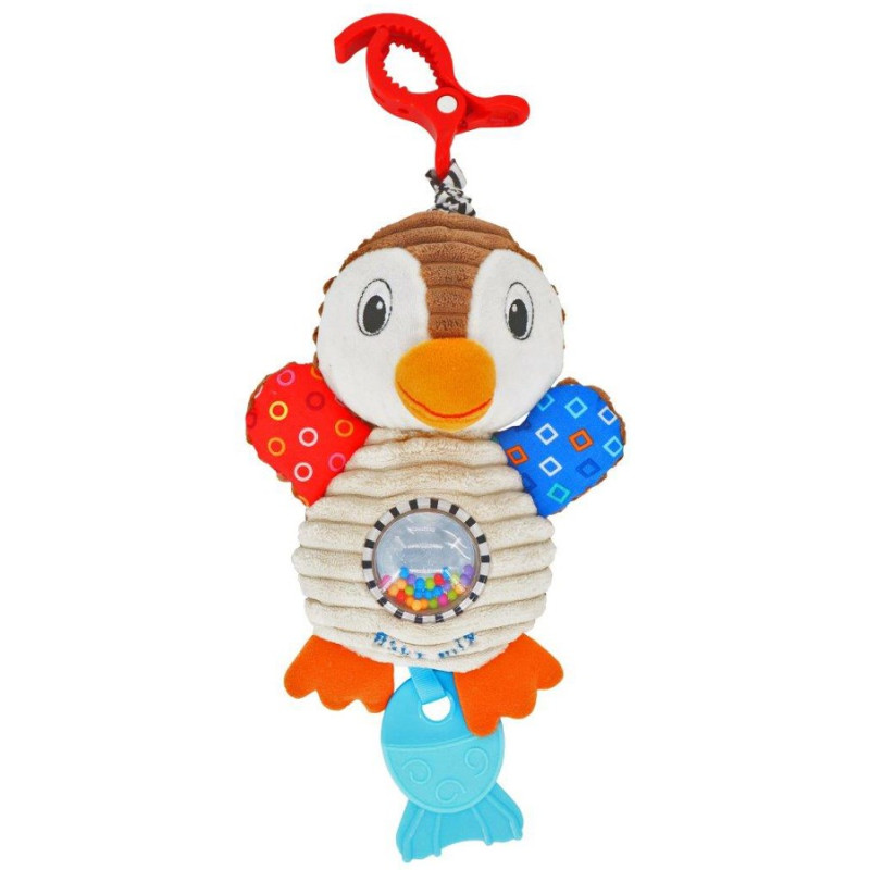 Plyšová hračka s vibrácií Baby Mix tučniak