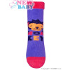 Ponožky New Baby fialové s opicou