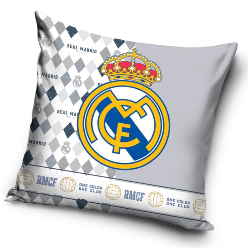 Obliečka na vankúšik Real Madrid Grey Side