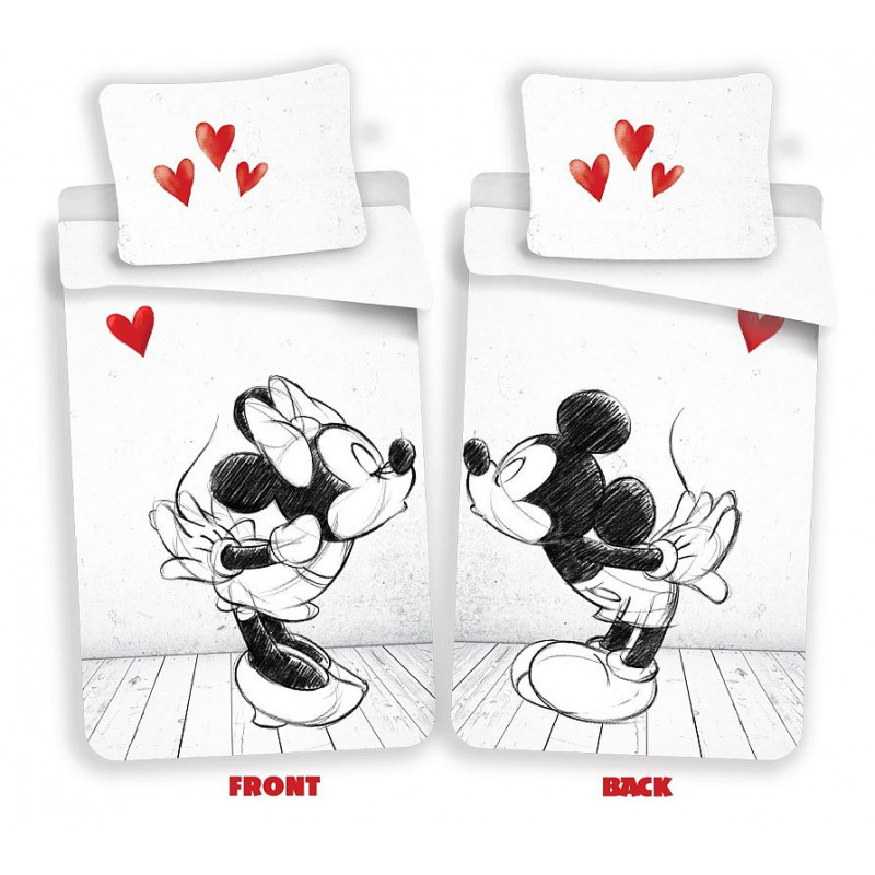 Obliečky Mickey a Minnie láska