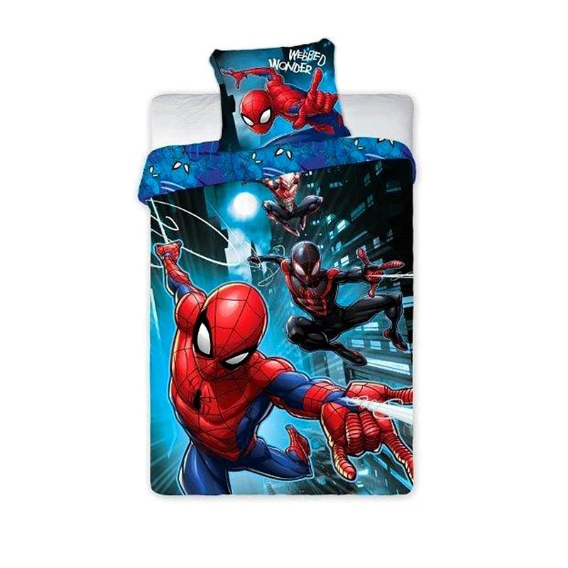 Obliečky Spiderman noc
