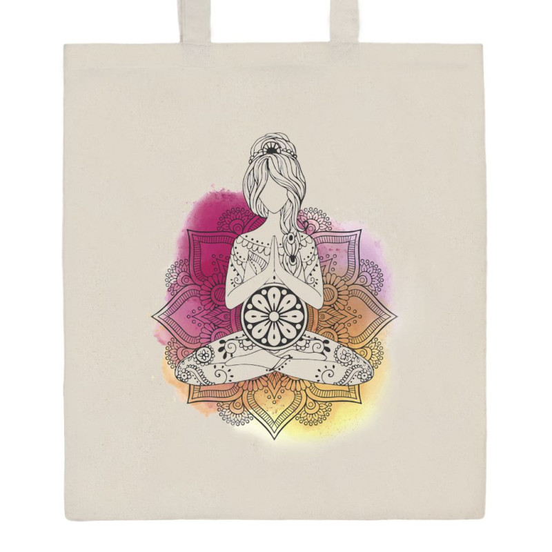 Nákupná taška prírodné Mandala