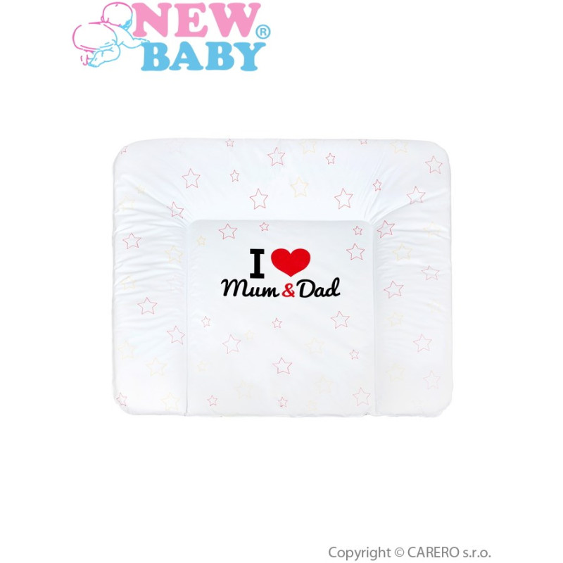 Prebaľovacia podložka mäkká New Baby I love Mum and Dad