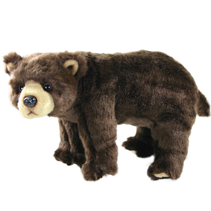 Plyšový medveď hnedý stojace, 40 cm