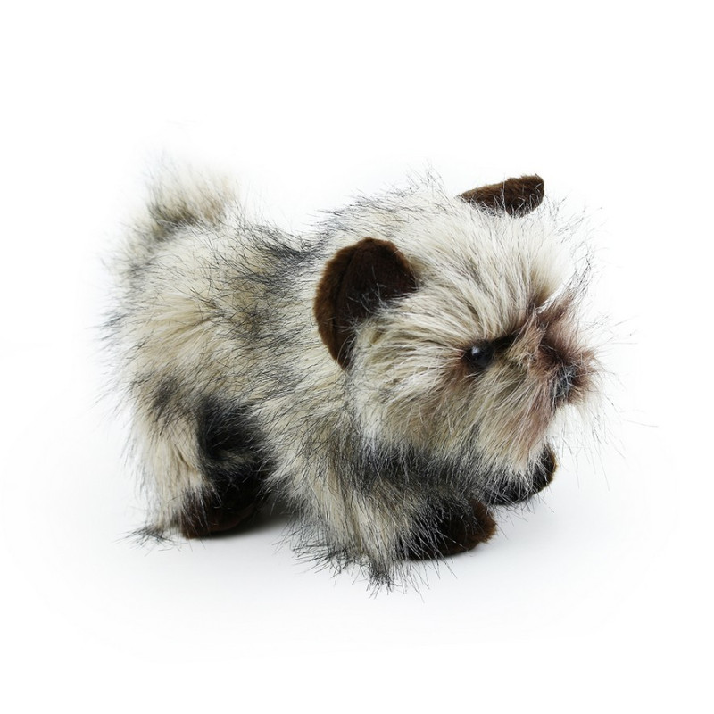 Plyšový pes kernteriér sediaci, 28 cm