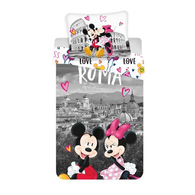 Obliečky Mickey a Minnie v Ríme