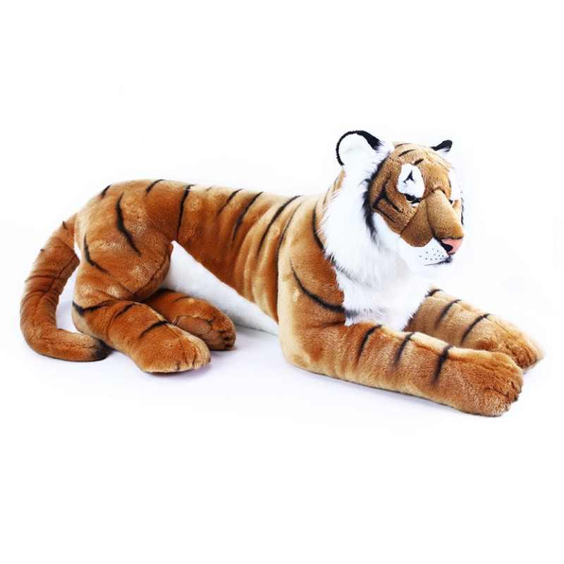 Veľký plyšový tiger ležiaci 92 cm