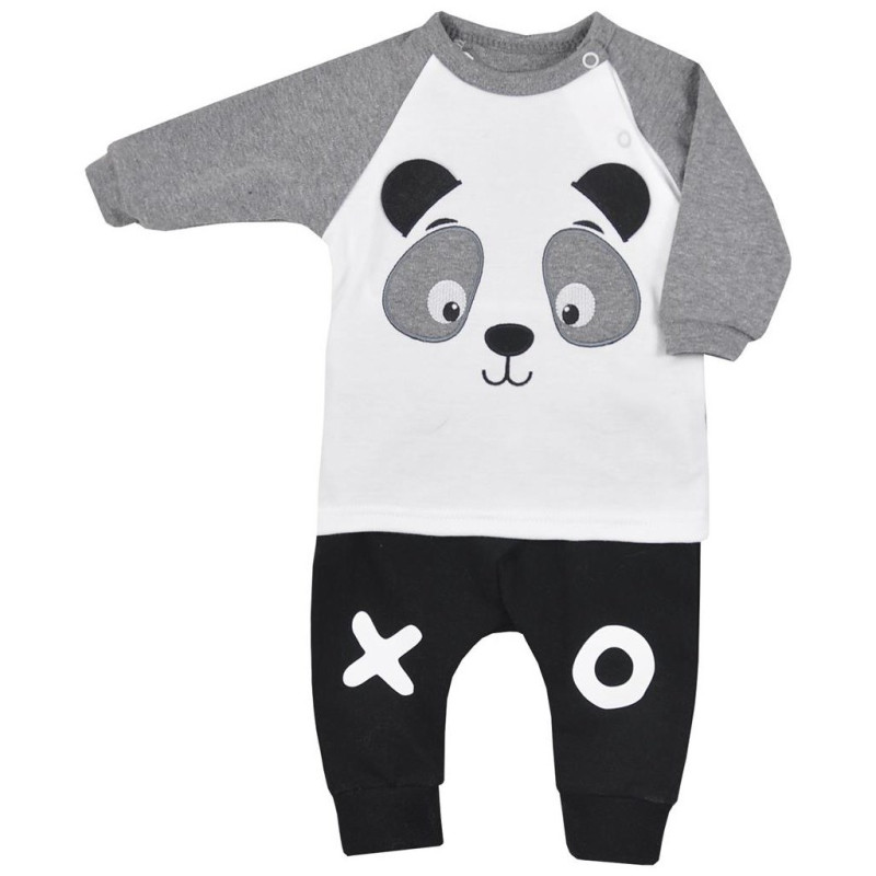 Tepláčky a tričko Panda