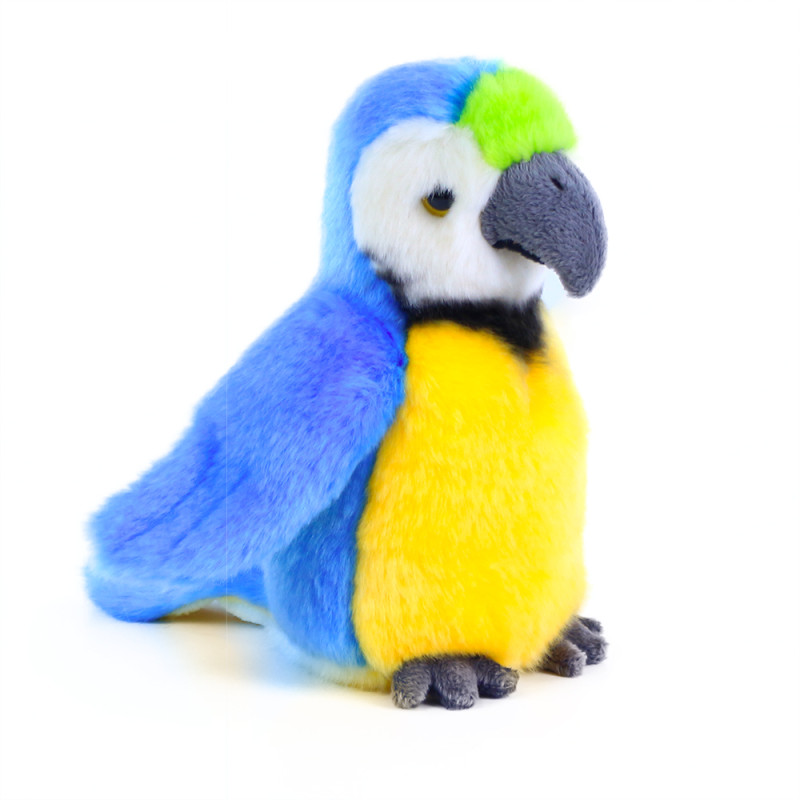 Plyšový papagáj 18 cm