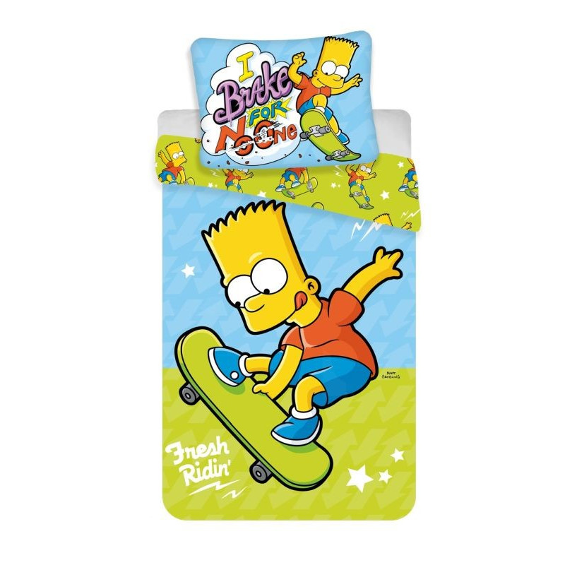 Obliečky Bart Simpson skate